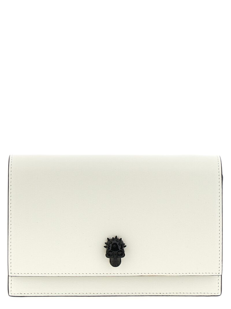 'Skull' small crossbody bag ALEXANDER MCQUEEN White