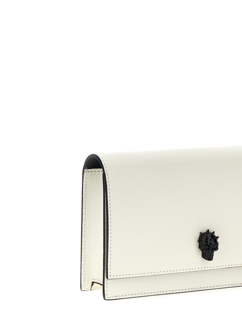 'Skull' small crossbody bag Woman ALEXANDER MCQUEEN White