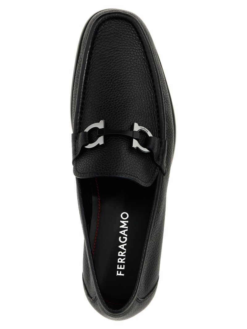 'Grandioso' loafers 100% calfskin leather (Bos Taurus) FERRAGAMO Black