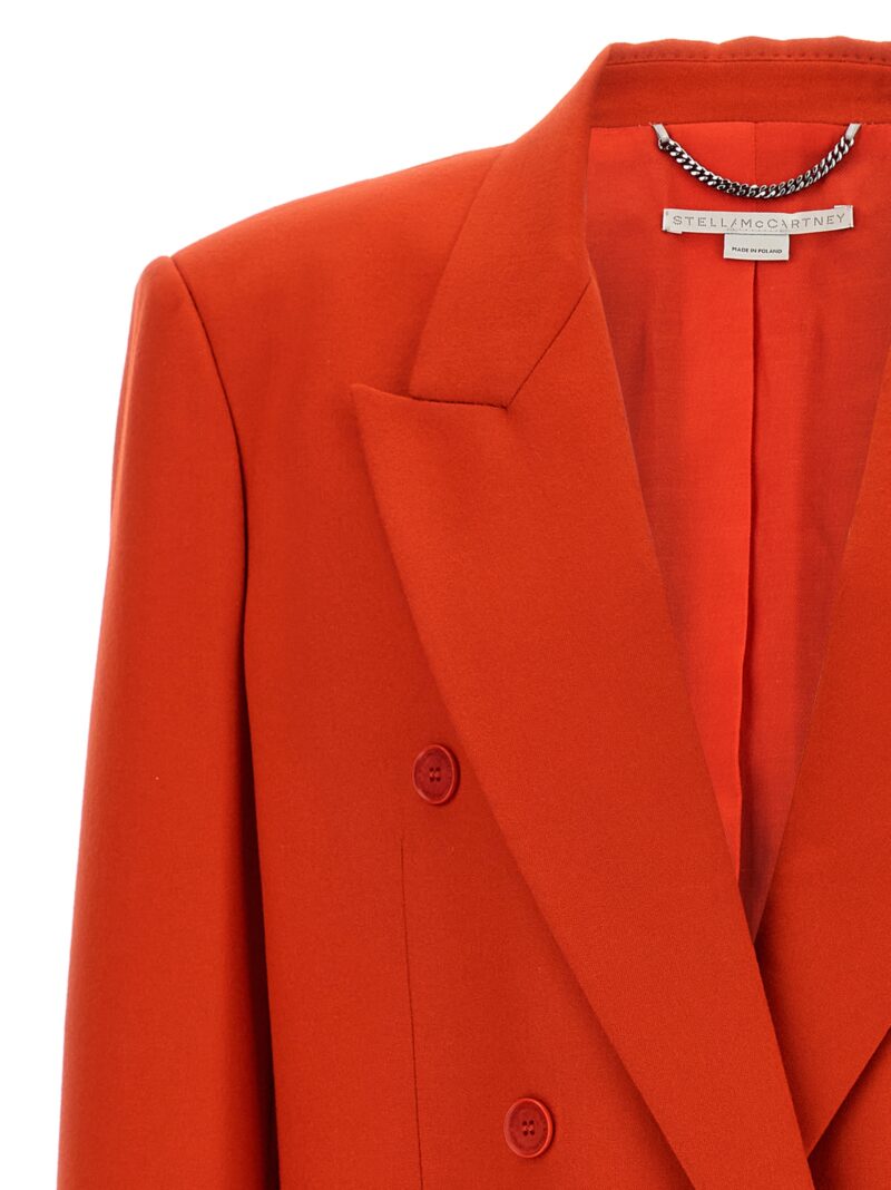 Double-breasted wool blazer Woman STELLA MCCARTNEY Red