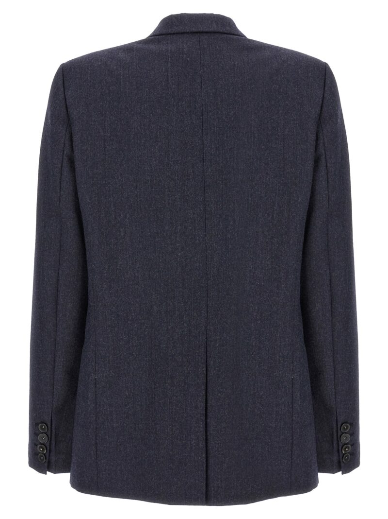 Single-breasted wool blazer 6501173CU7034000 STELLA MCCARTNEY Blue