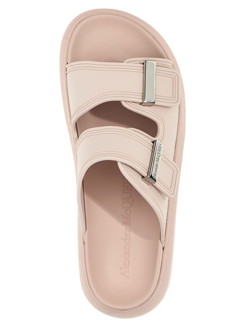 Buckle sandals 100% rubber ALEXANDER MCQUEEN Pink