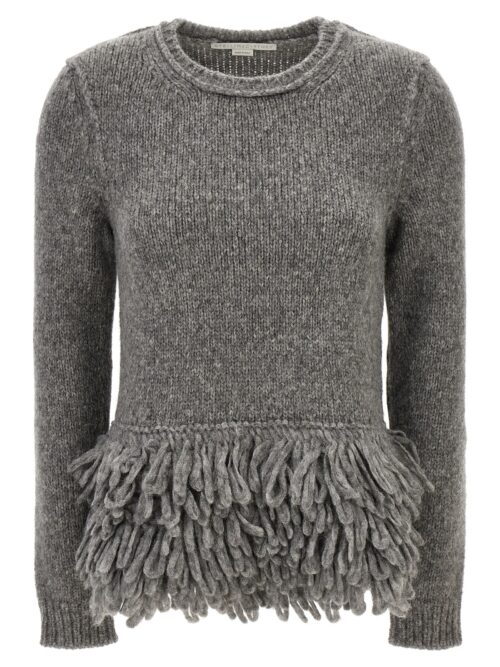 Fringed sweater STELLA MCCARTNEY Gray