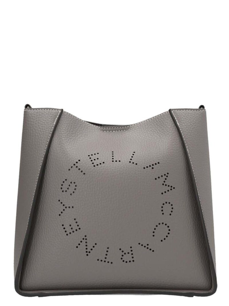 'Grainy Mat' crossbody bag STELLA MCCARTNEY Gray