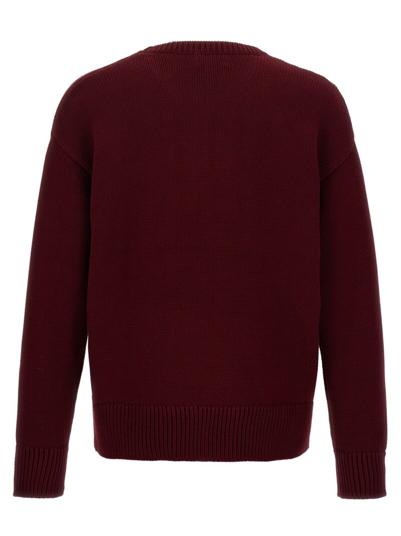 Logo patch sweater 710941094001 POLO RALPH LAUREN Bordeaux