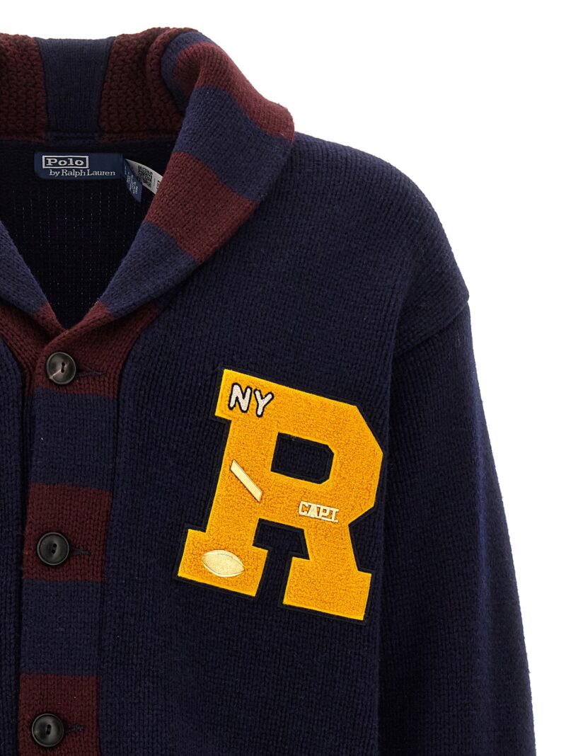 Logo cardigan Man POLO RALPH LAUREN Blue