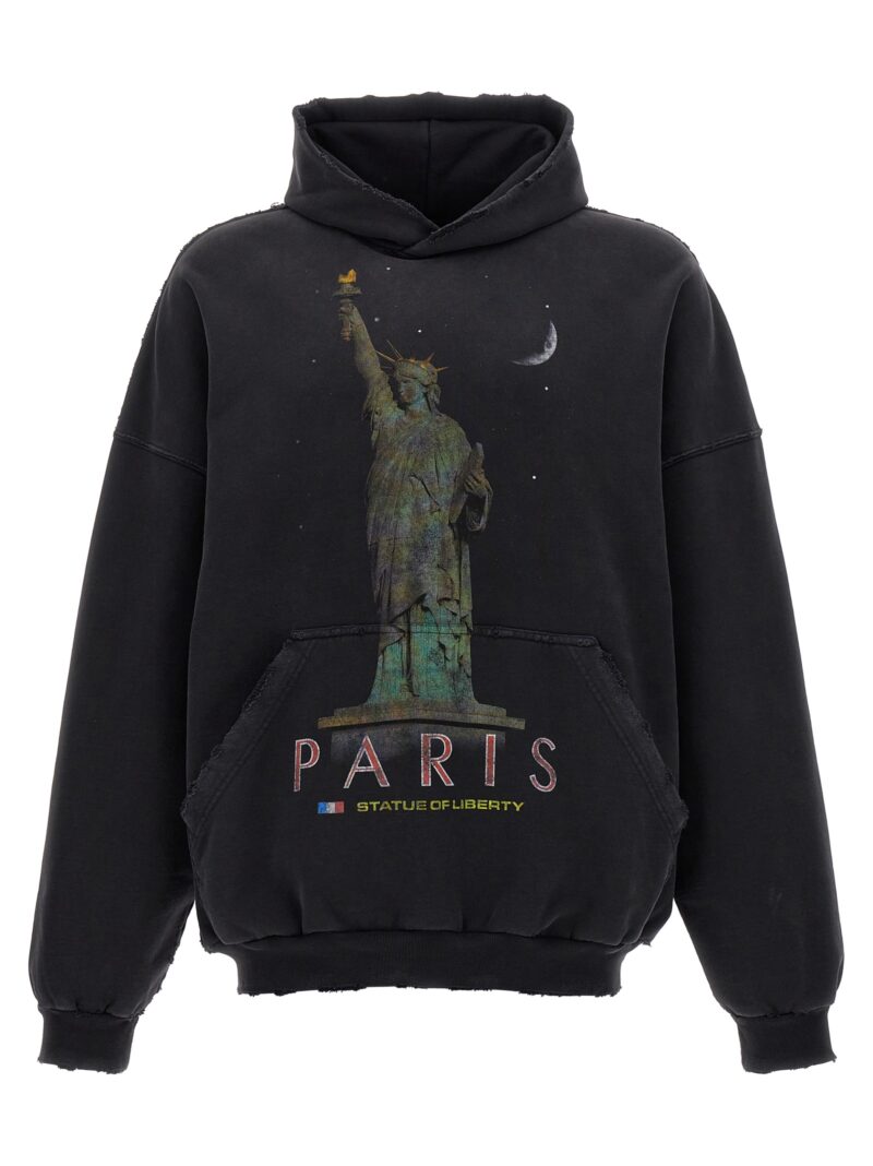 'Paris Liberty' hoodie BALENCIAGA Black