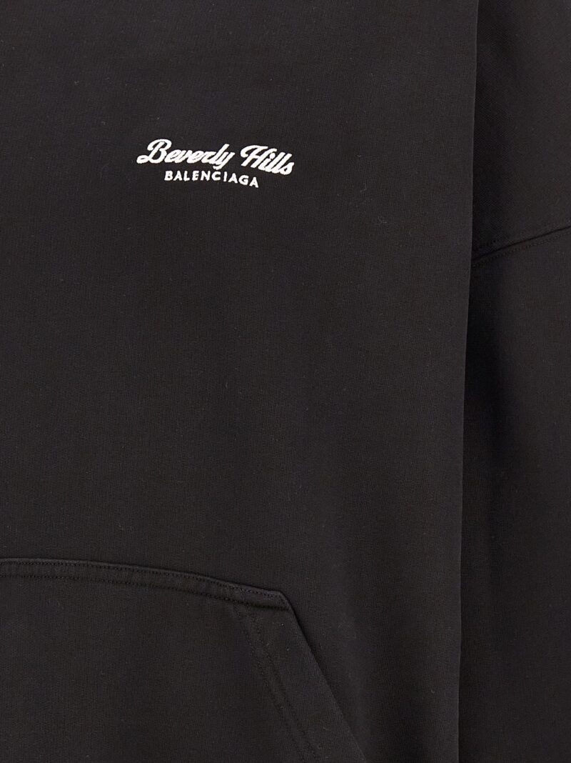 'Beverly Hills' hoodie 100% cotton BALENCIAGA White/Black