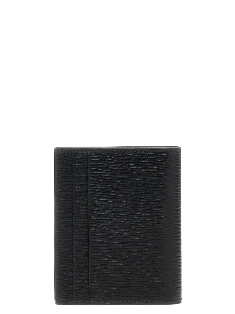 'Gancini' card holder 741376NERO FERRAGAMO Black