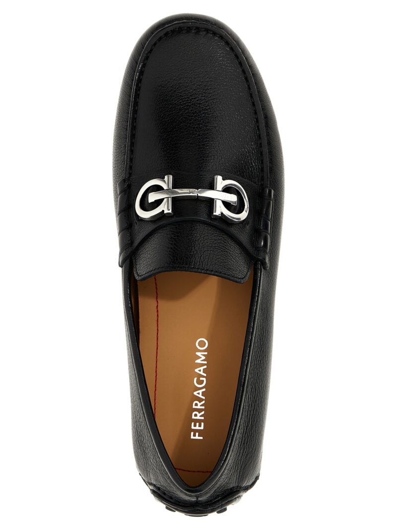 'Grazioso' loafers 100% calfskin leather (Bos Taurus) FERRAGAMO Black