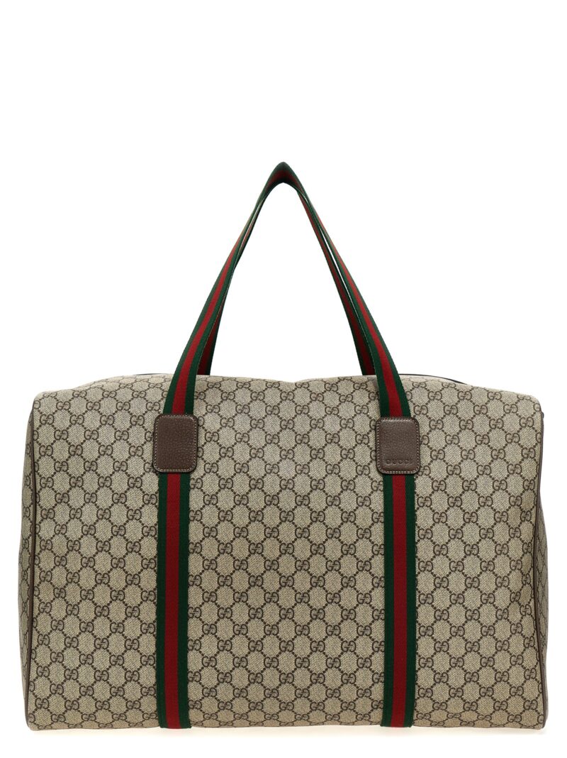 'GG Supreme' duffel bag GUCCI Beige