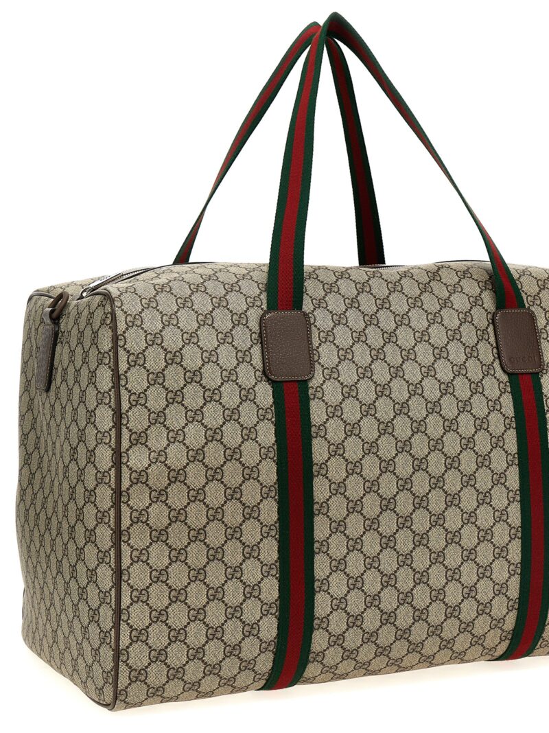 'GG Supreme' duffel bag Man GUCCI Beige