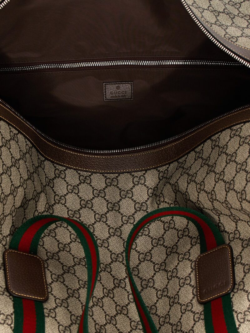 'GG Supreme' duffel bag 60% polyurethane 20% cotton 20% polyester GUCCI Beige