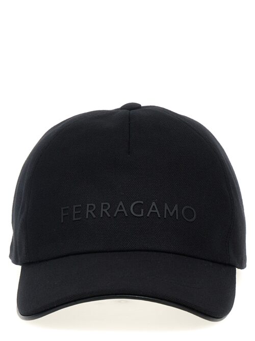 'Bas Ferrlett' baseball cap FERRAGAMO Black