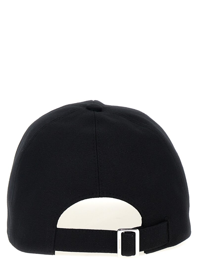 'Bas Ferrlett' baseball cap Man FERRAGAMO Black