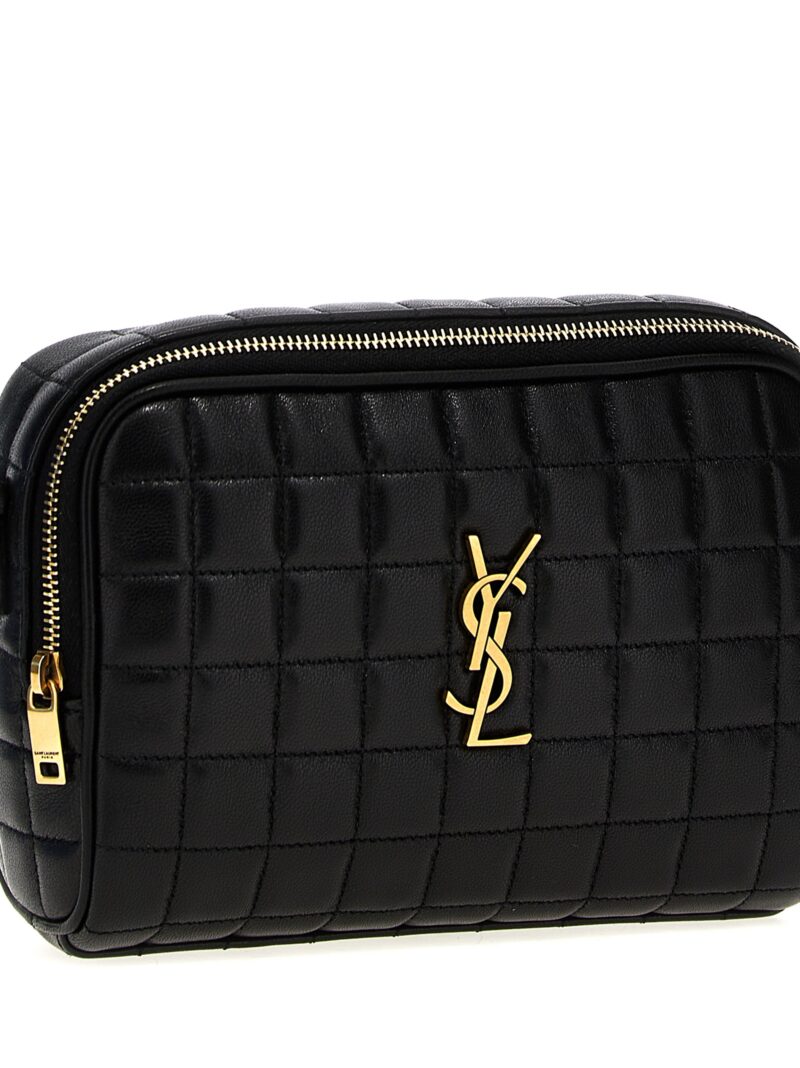 'Mini Camera Bag Cassandre' crossbody bag Woman SAINT LAURENT Black