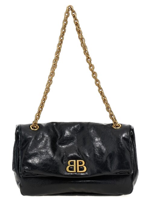 'Monaco Chain S' shoulder bag BALENCIAGA Black