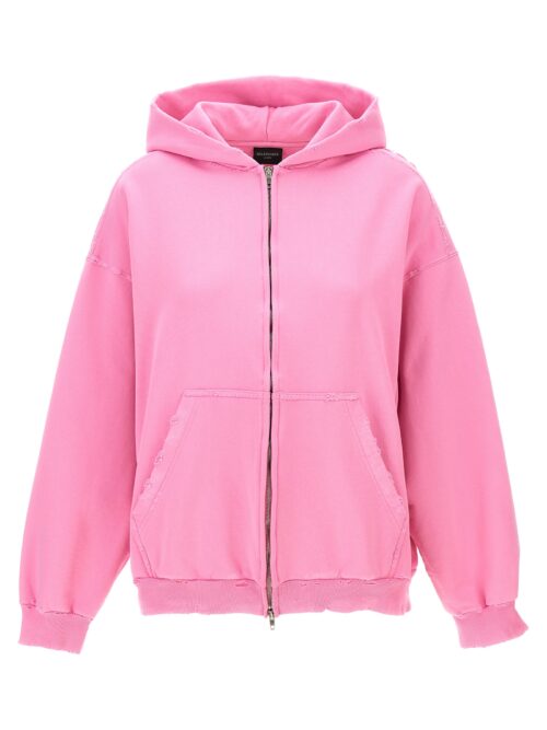 Printed hoodie BALENCIAGA Pink