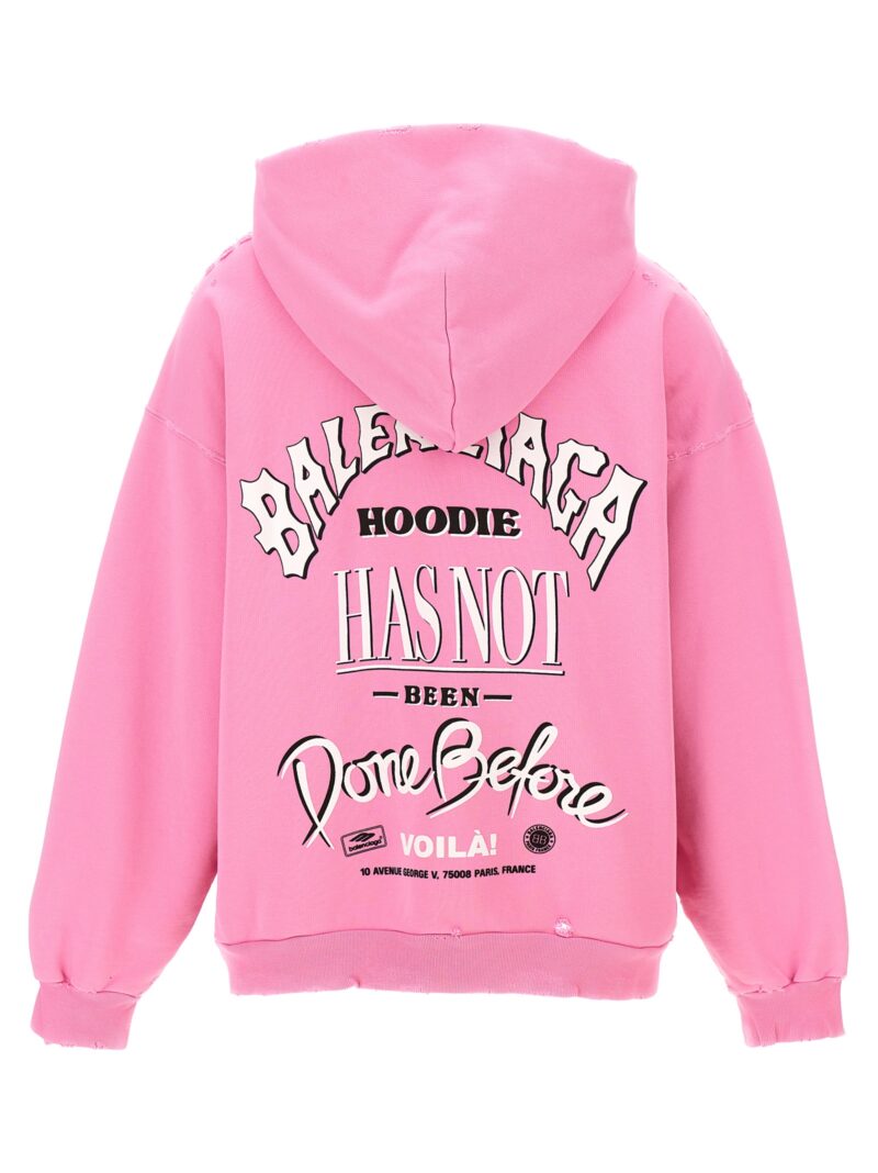 Printed hoodie 770939TQVW55012 BALENCIAGA Pink