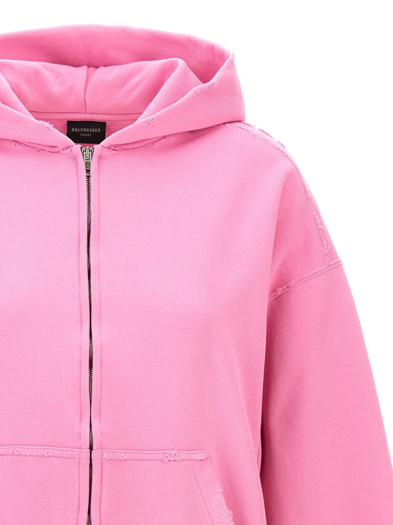 Printed hoodie Woman BALENCIAGA Pink