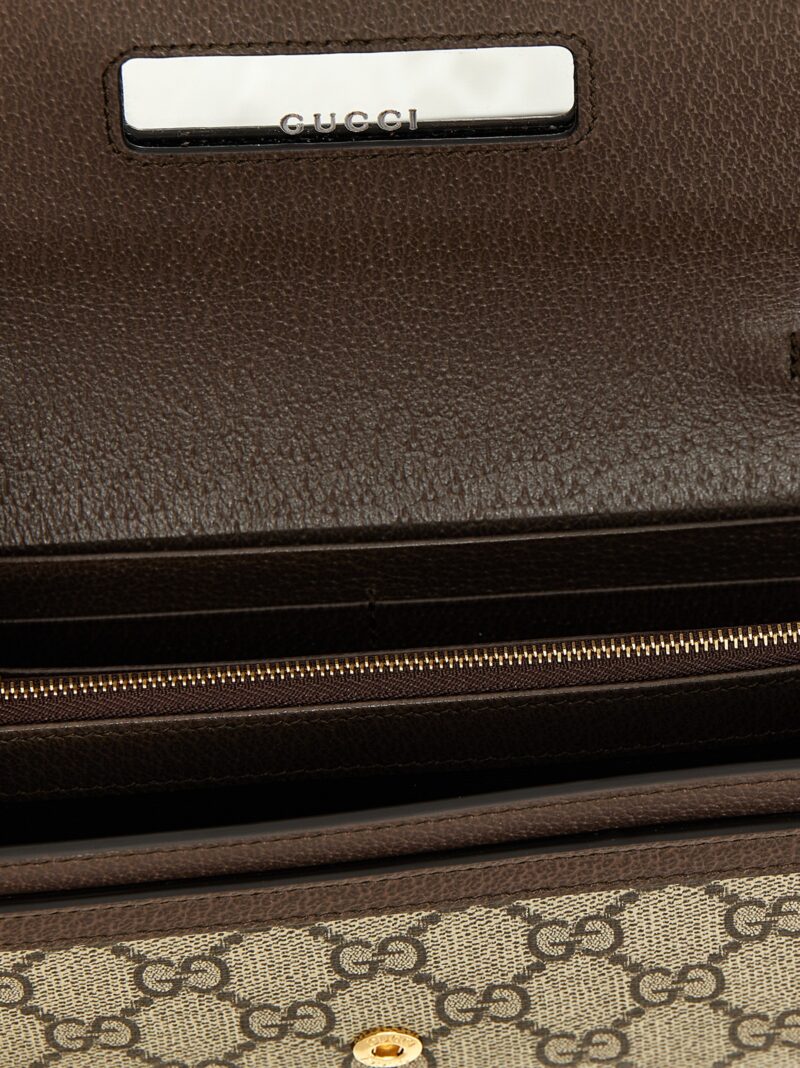 'Ophidia' wallet 60% polyurethane 20% cotton 20% polyester GUCCI Brown