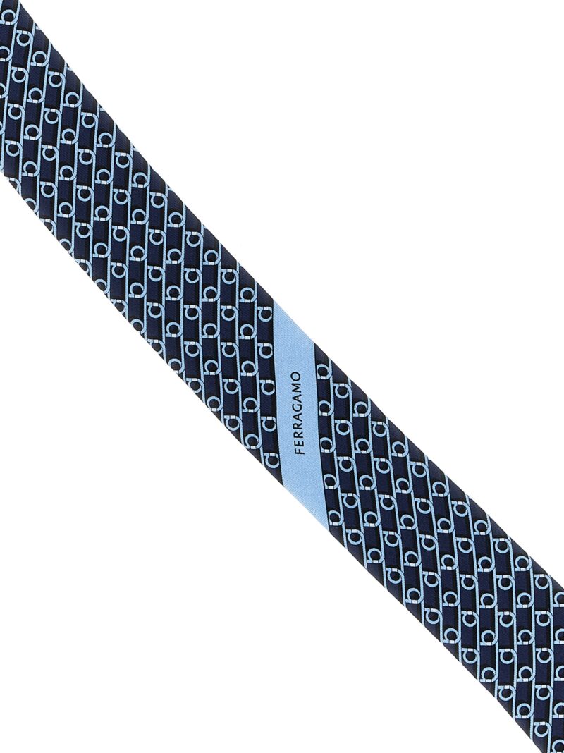 'Gancini' tie Man FERRAGAMO Blue