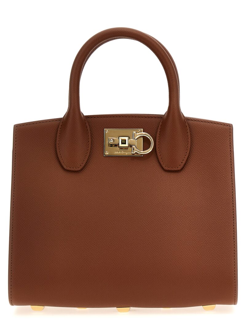 'Studio Box S' handbag FERRAGAMO Brown