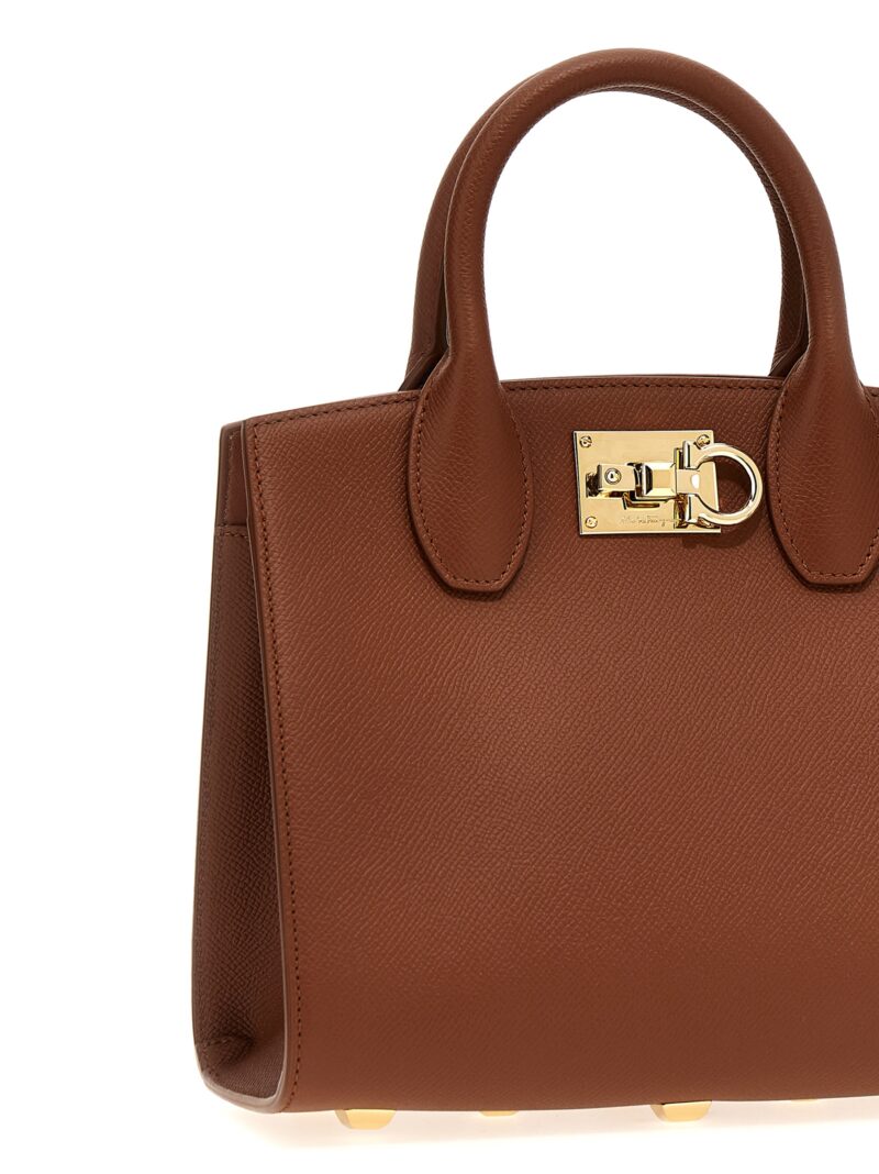 'Studio Box S' handbag Woman FERRAGAMO Brown