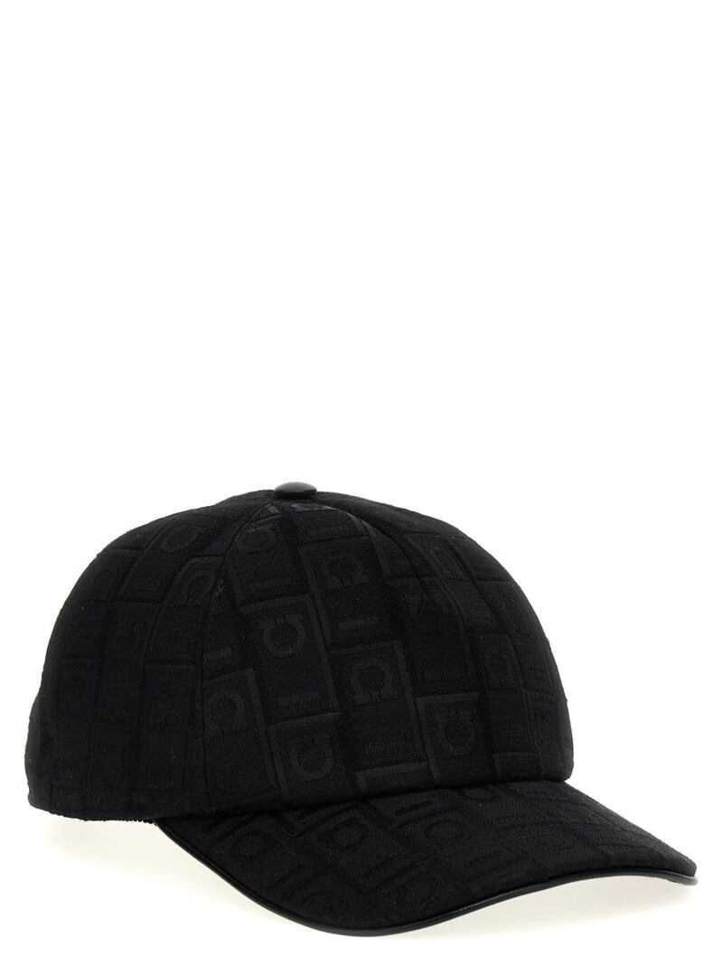 'Bas Monogram' baseball cap 775860BLACK FERRAGAMO Black