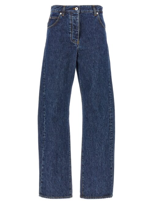 'Marmorizzato' jeans FERRAGAMO Blue