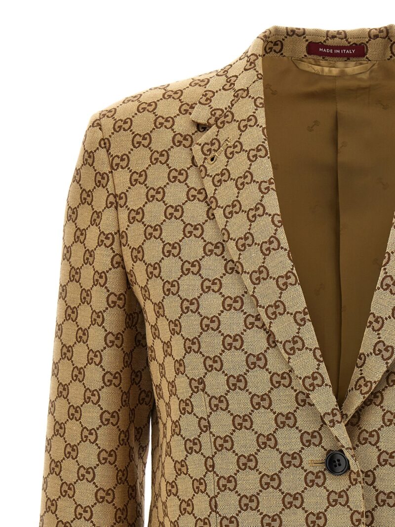 'GG' blazer Woman GUCCI Beige