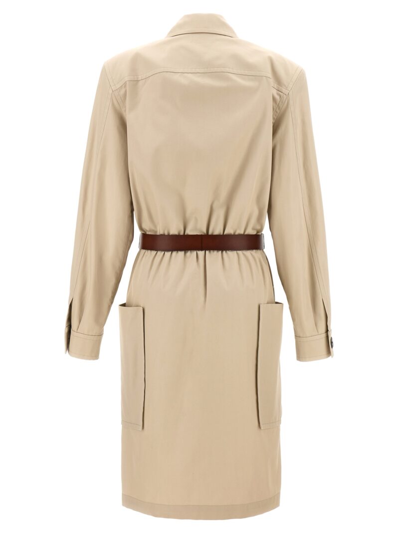 'Saharienne' dress 786557Y3A999257 SAINT LAURENT Beige