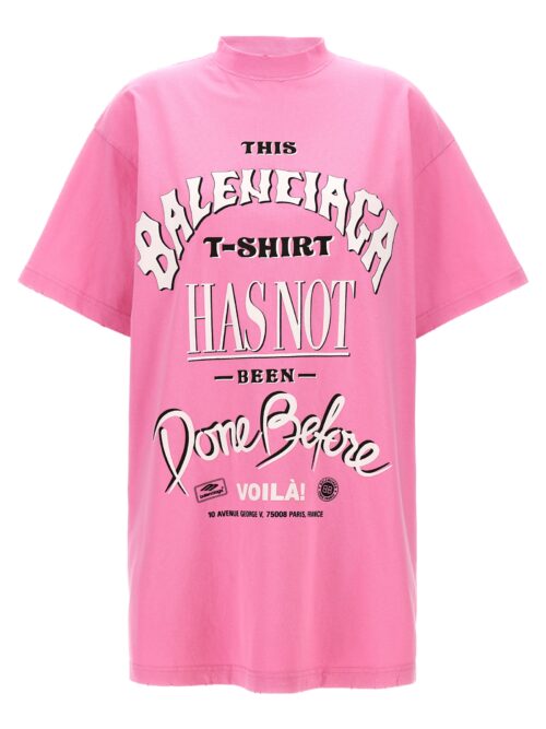 Printed T-shirt BALENCIAGA Pink