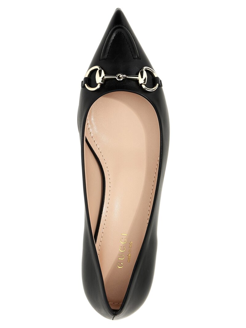 'Morsetto' ballet flats 100% goat leather (Capra Hircus Hircus) GUCCI Black