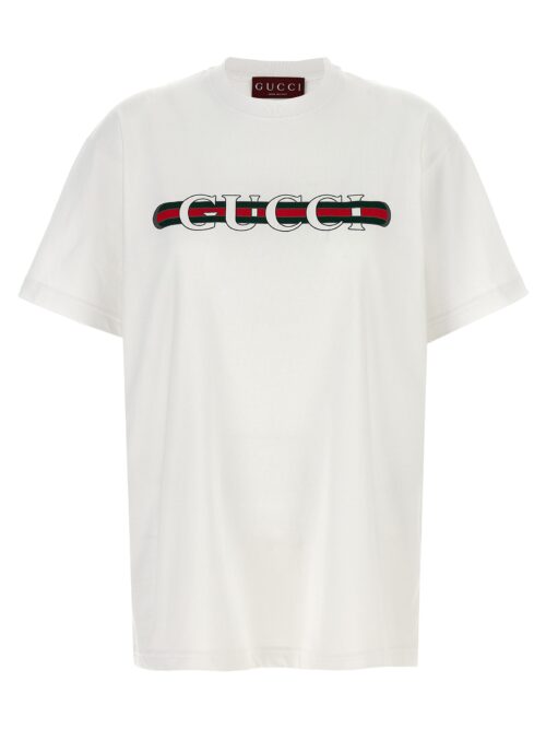 'Gucci Web' T-shirt GUCCI White