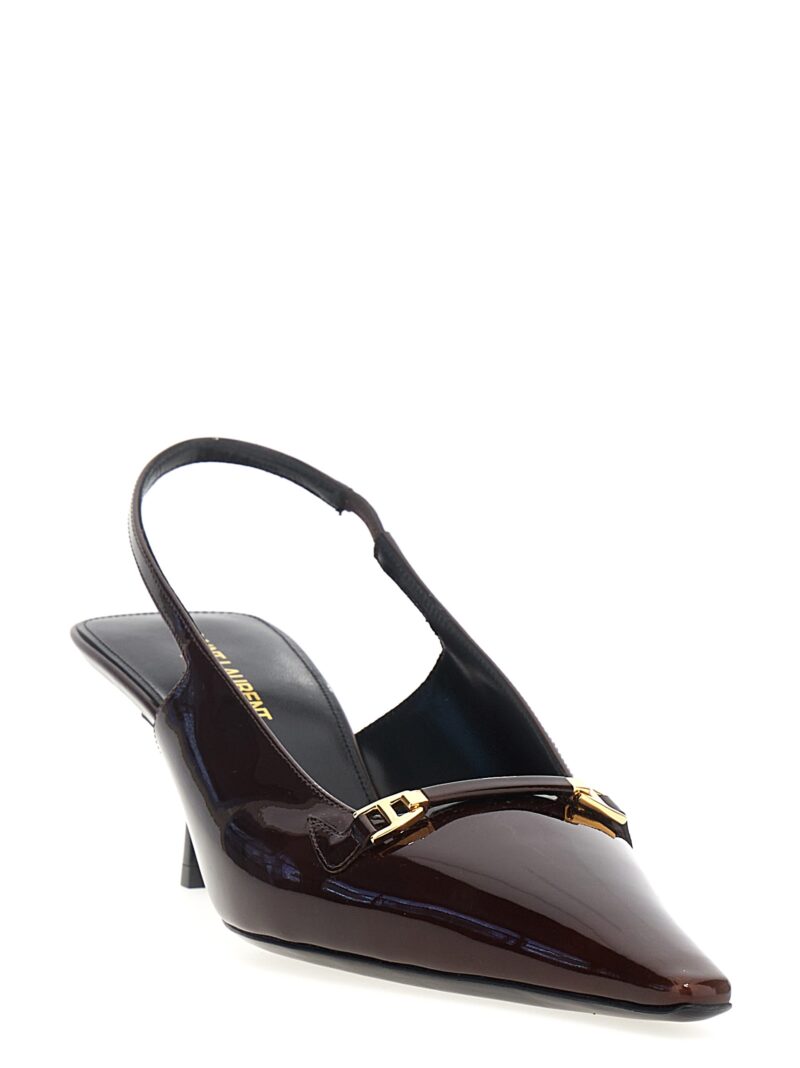 'Carine' slingback 789391AAPAB2226 SAINT LAURENT Bordeaux