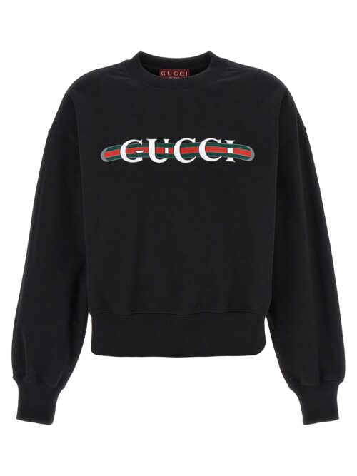 'Gucci Web' sweatshirt GUCCI Black