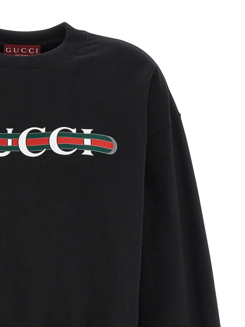 'Gucci Web' sweatshirt Woman GUCCI Black