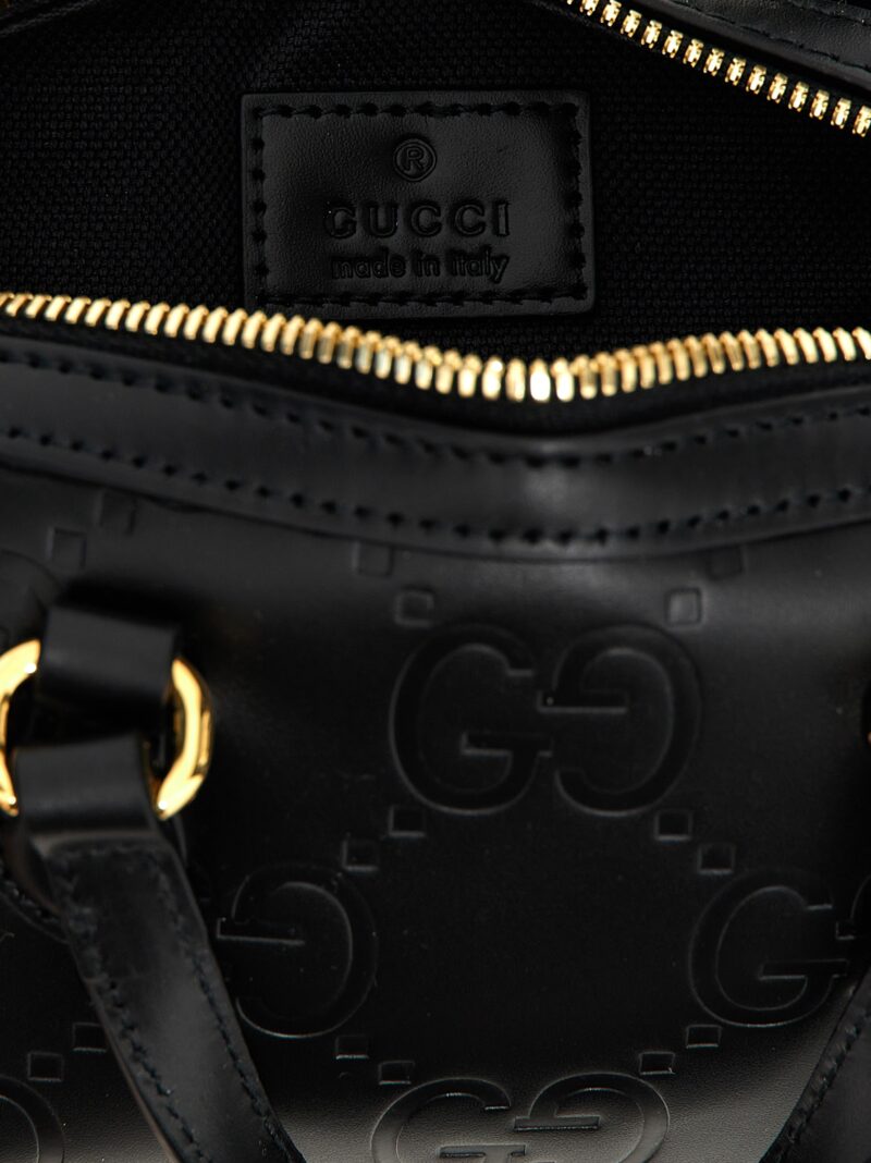 'Mini GG' handbag 100% calf leather (Bos Taurus) GUCCI Black