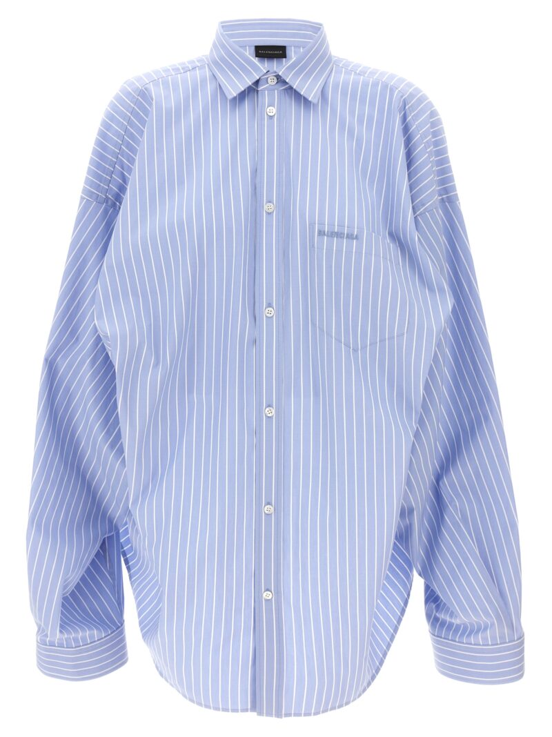 Asymmetric shirt BALENCIAGA Light Blue