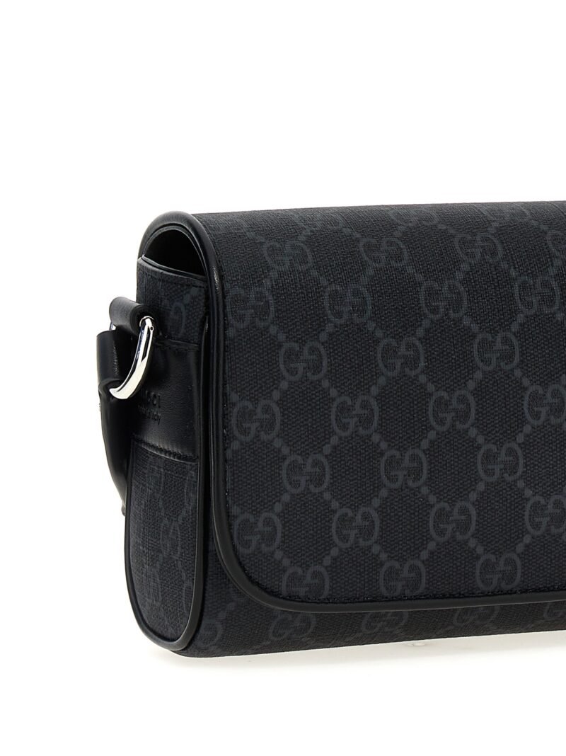 'GG' mini crossbody bag Man GUCCI Black