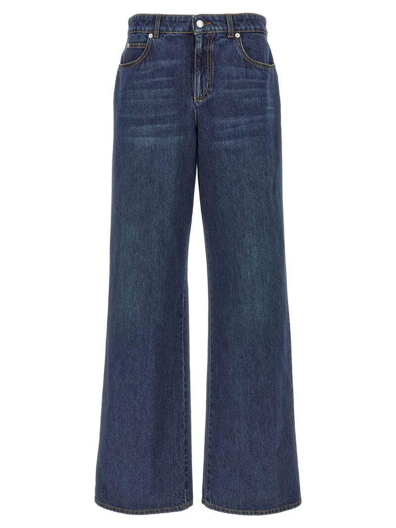 Denim jeans ALEXANDER MCQUEEN Blue