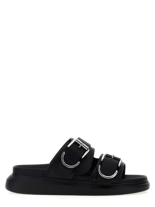 Buckle sandals ALEXANDER MCQUEEN Black