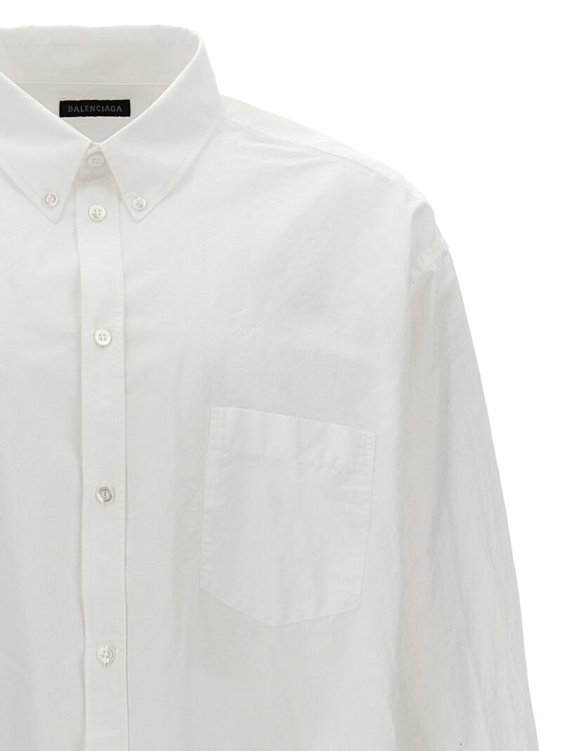 Logo print shirt Man BALENCIAGA White