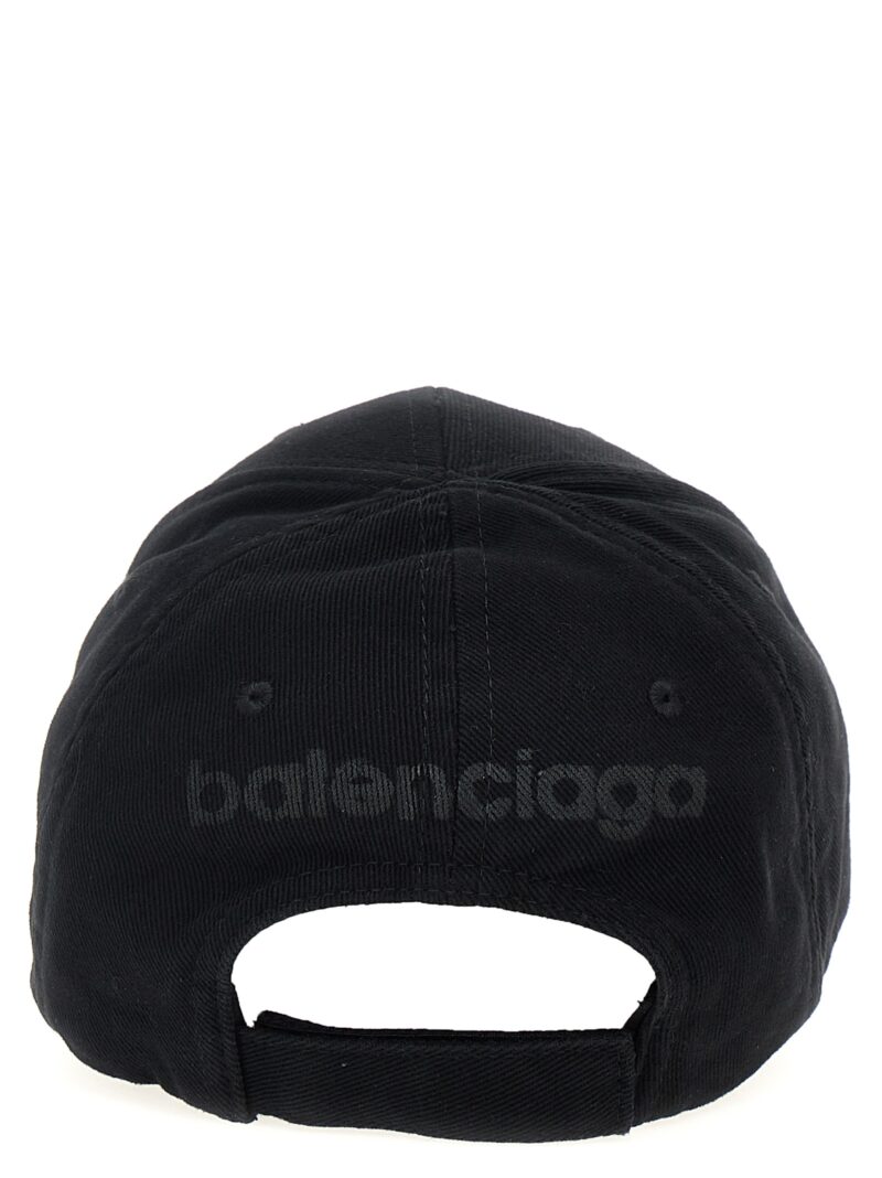 '3B Stencil' cap Man BALENCIAGA Black