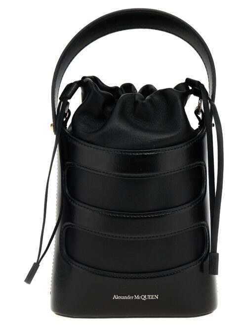 'The Rise Mini' bucket bag ALEXANDER MCQUEEN Black