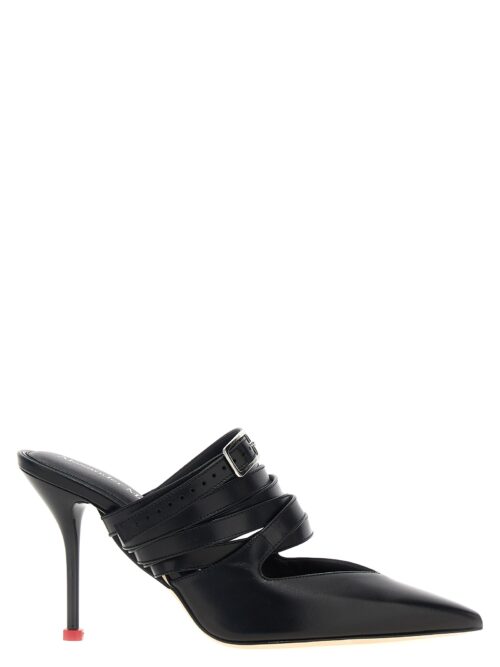 Strap mules ALEXANDER MCQUEEN Black