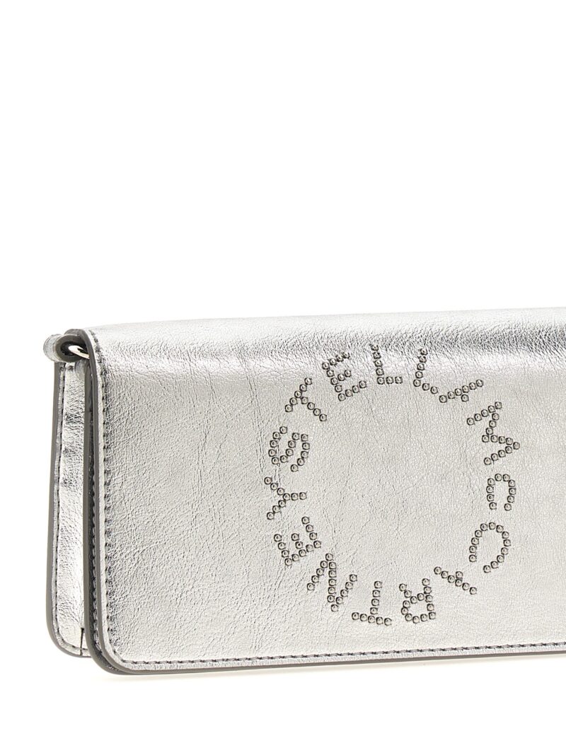 Logo shoulder strap Woman STELLA MCCARTNEY Silver