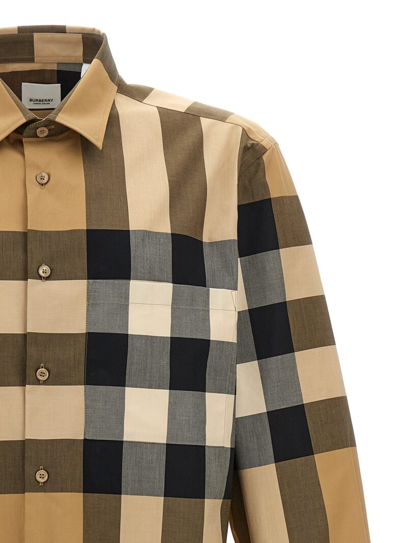 'Summerton' shirt Man BURBERRY Beige