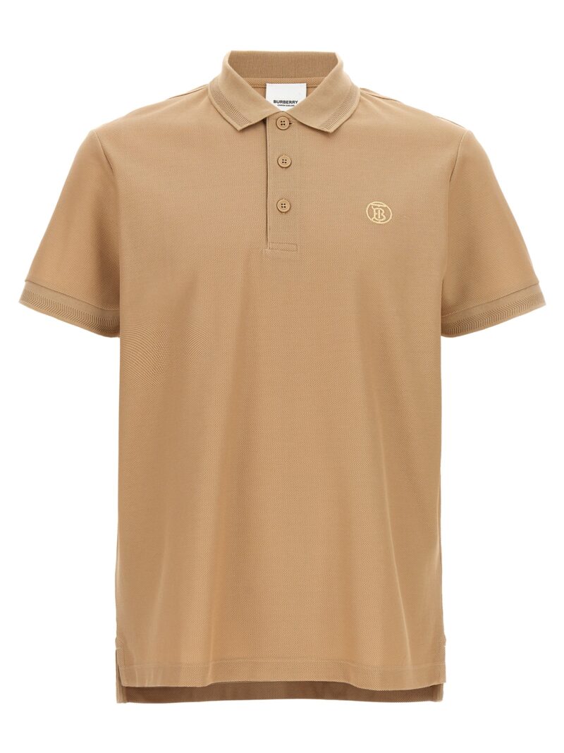 Logo embroidery polo shirt BURBERRY Beige